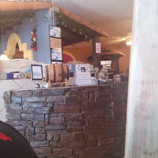 Its nice that soon as patrons walk in they are greeted by smiling faces.