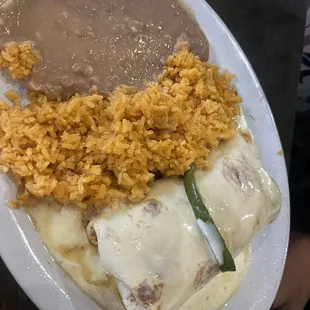 Steak Burrito, Quesadilla or Chimichanga Dinner