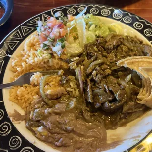 Chile verde plate