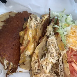 Burnt Cheese Taco (Chicken)