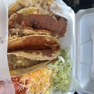 Burnt Cheese Taco (Ground Beef)