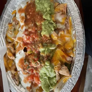 Fajitas nachos