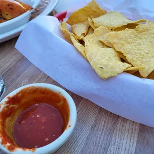 Chips salsa