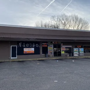 the front of the store