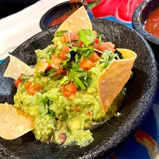 Fresh Guac and fresh nachos.