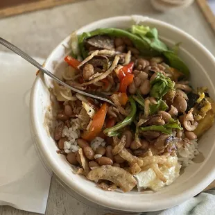 Being a vegetarian these days, I chose the BYO Bowl and loved it!