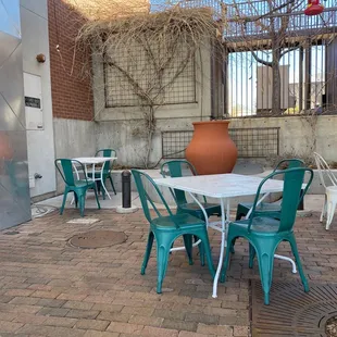 Outside Patio Seating Area