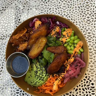 Vegan poke bowl