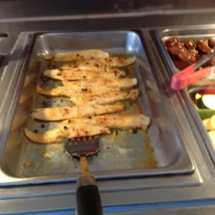 Fish on the buffet