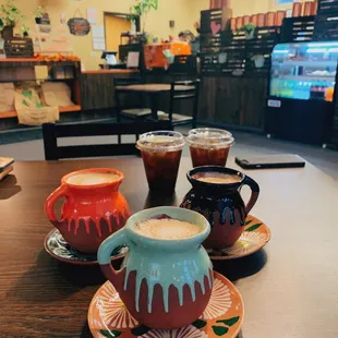 Oaxaca Coffee, Latte Horchata, cold brews &amp; November special ginger bread mocha