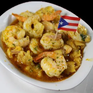 mofongo relleno de camarones