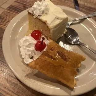 Sopaipilla and Tres Leches