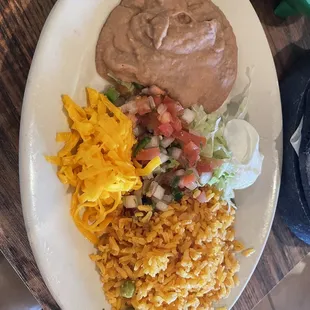 Pollo Parrilla sides