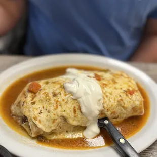Wet Burrito Dinner