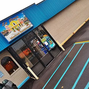 a parking lot