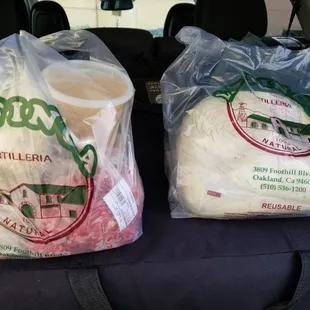 10lbs of masa for tamales, meat, tamalea leaves, tortillas and manteca