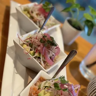 Trio de Ceviches