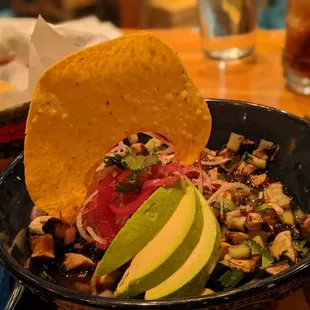 Vegan ceviche (mushrooms)