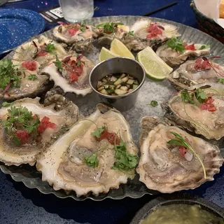 Lunch Oysters Cocteles