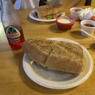 torta and jarritos