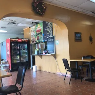 the interior of a restaurant