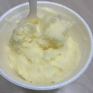 Homemade ice cream bar