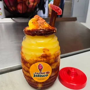 Chamoyada.!! Mango  strawberry   pineapple  watermelon