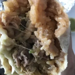 Bean and Rice Burrito