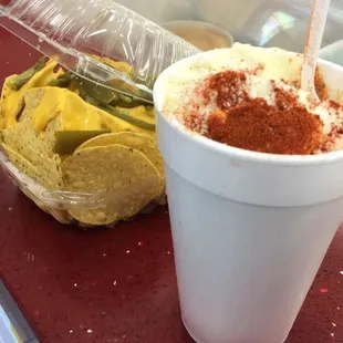 Had a craving for elote en vaso!