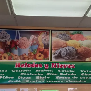 Variety of Ice creams!