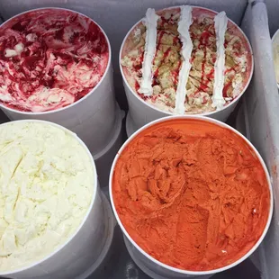 Some of their flavors.