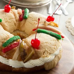Una rica rosca de reyes
