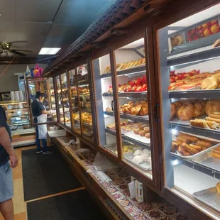 Huge selection of sweet breads.
