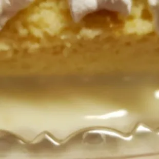 It's in a lake of cold milk, how cool.