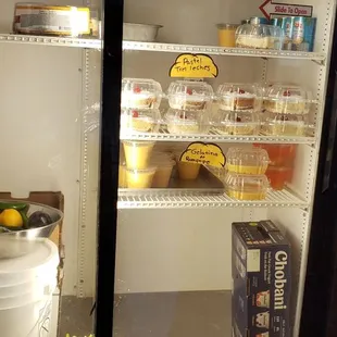 the inside of a refrigerator