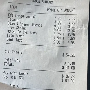 Their &apos;suggested&apos; tip is based on total, plus tax, in addition to their credit card charge.