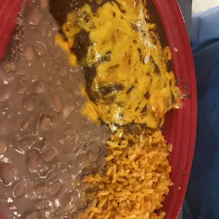 Beef enchiladas