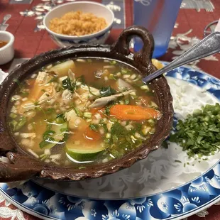 Chicken soup is so delicious!!