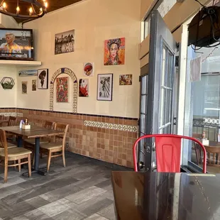 the interior of a restaurant