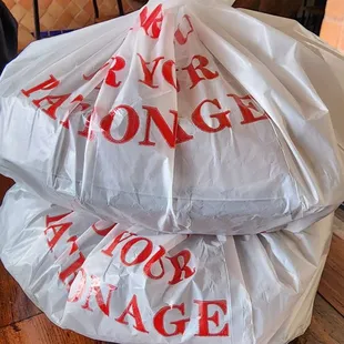 Bought some chicken to go!
