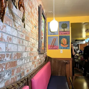 the interior of a restaurant