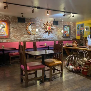 the interior of a restaurant