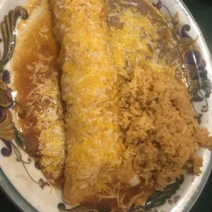 Chicken enchiladas