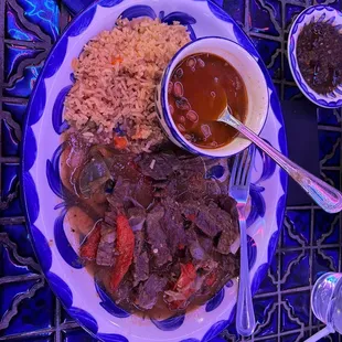Steak a la rachera
