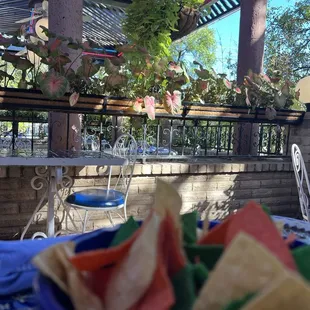 Chips and salsa with a view