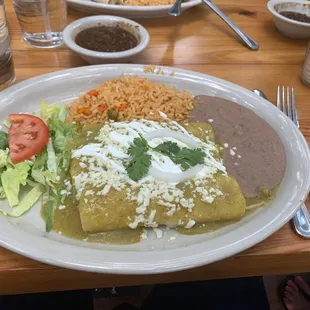 Enchiladas Verdes