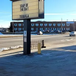 Sign from Sheridan Rd