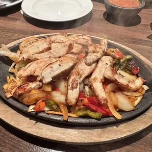 Chicken fajitas