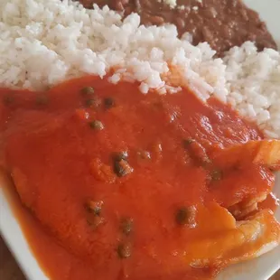 Tilapia Veracruzana is the bomb.