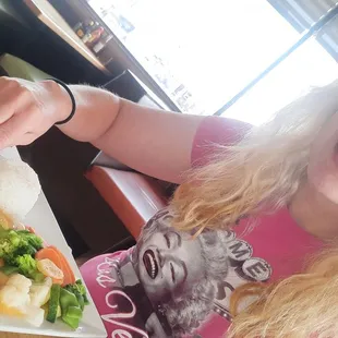 Anything that makes her smile is okay by me.